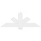 Ekena Millwork Kennewick Architectural Grade PVC Gable Bracket, 60"W x 22 1/2"H x 2"D x 6"F, 9/12 Pitch GBP060X23X0206KEN00 - alternate 2